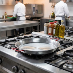  LACOR Classic Steel Paella Pan [55 cm - 16 Servings]