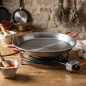 Panela de paella clássica em aço Lacor | 50cm | 14 porções | Panela de Paella Resistente | Lacor