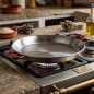 LACOR Classic Steel Paella Pan [46 cm - 12 Servings]