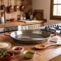 Paellera Lacor Classic Steel | 40cm | 9 Porções | Paellera Resistente | Lacor