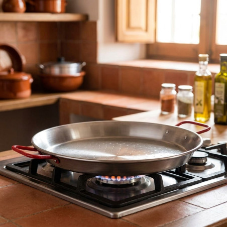 Padella Classica Acciaio Per Paella LACOR [38 cm - 8 Porzioni]