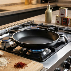  LACOR Robust Non-Stick Aluminum Paella Pan - 32 cm