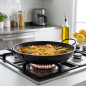 Lacor Robuste Paella-Pfanne | Antihaftbeschichtetes Aluminium | 24cm | Antihaftbeschichtete Paella-Pfanne | Lacor