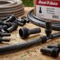 Set di 50 LINK Funny Pipe 16mm x ½” maschio. Utilizzato su tubo flessibile Rain Bird SPX