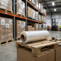 Filme plástico para embalagens industriais, rolo de 2 kg, largura de 50 cm, 23 mícrons | Embalagem para mudanças | Filme stretch