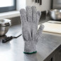 Gant de protection Lacor | Résistant à l'abrasion et aux coupures | Taille L | Polyéthylène | Gris | Gant de cuisine professionn