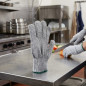 Lacor Schutzhandschuh | Abrieb- und schnittfest | Größe L | Polyethylen | Grau | Professioneller Küchenhandschuh | Lacor