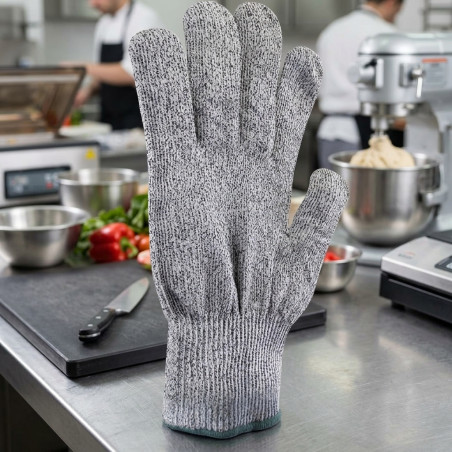  LACOR protective glove, abrasion and cut resistant [Size M] - Gray