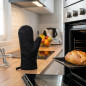 Gant de cuisine Lacor en Coton et Silicone 33cm, Noir