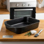 Teglia da forno Lacor | Alluminio pressofuso antiaderente | 34 x 28 x 8 cm | Teglia da forno professionale | Lacor