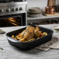 Teglia da forno Lacor | Alluminio pressofuso antiaderente | 34 x 28 x 8 cm | Teglia da forno professionale | Lacor