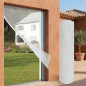 Tela de Mosquitera 120 x 300 cm | Malla Blanca para Ventana | Malla para Mosquitos Recortable | Antimosquitos 80 gr/m2