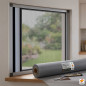 Tela de Mosquitera 0,80 x 30 m | Malla Gris para Ventana | Malla para Mosquitos Recortable | Antimosquitos 120 gr/m2