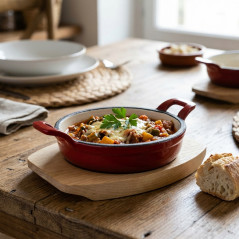  Casserole en Ronde Rouge, 200 ml - 12 x 3 cm, Lacor 