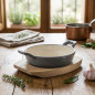  LACOR Gray Round Iron Saucepan, 720 ml - Ø 18.5 x 3 cm