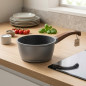 LACOR Stilo Pentola Diritta In Alluminio Pressofuso, Grigio, 1,8 Litri - 18 x 8,8 cm
