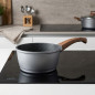  LACOR Stilo Cast Aluminum Straight Saucepan, Grey, 1.8 Liters - 18 x 8.8 cm