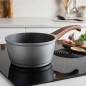 LACOR Stilo Pentola Diritta In Alluminio Pressofuso, Grigio, 1,8 Litri - 18 x 8,8 cm