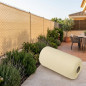 Brise Vue Occultant 2 x 50 mètres beige | Filet d'ombrage Jardin Balcon Rambardes Terrasse Paravent Clôture | Dissimulation 95%