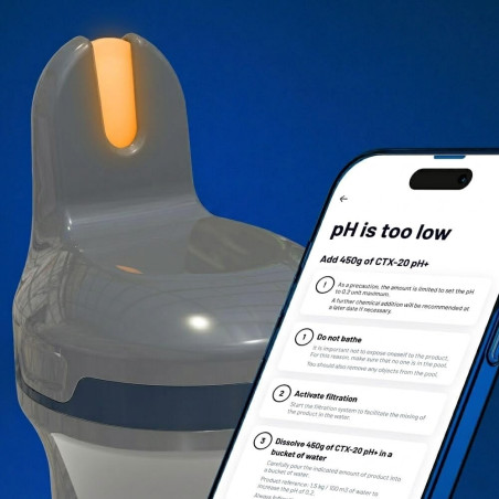 Analizador Inteligente Piscina y Spa | Blue Connect Plus Gold para Medir PH, Cloro y Temperatura | Apto para Electrólisis Salina