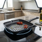 Poêle à griller antiadhésive Titanium Pro | Aluminium | 28 x 28 cm | Poêle à griller carrée antiadhésive | Lacor Poêle à griller antiadhésive Titanium Pro | Aluminium | 28 x 28 cm | Poêle à griller carrée antiadhésive | Lacor