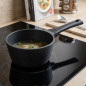 Cazo Recto Antiadherente Titanium Pro | Aluminio | 16 cm | Cazo antiadherente cocina | Lacor