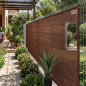  Shading mesh 1 x 10 meters, brown, 100% concealment for gardens, terraces and plot delimitation