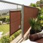 Malla de Sombreo 1x5 m | Ocultación y Privacidad para Terraza o Jardin | Malla de Ocultación Marrón 160 g/m2 | Ocultación 100%
