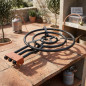 Queimador de Paella Lacor | Gás Butano | 30-50-70 cm | 3 Queimadores | Para Paelleras de 38 a 90 cm | Paellera Profissional
