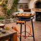 Réchaud Poêle Gaz Butane Lacor 20-40-60 cm, 3 brûleurs pour poêles à paella de 28 à 80 cm