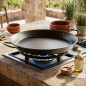 Paellera de Acero al Carbono Lacor | Antiadherente | 32 cm | 5 Raciones | Paellera Profesional | Lacor