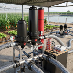 3-Zoll-Maschenfilter mit hoher Durchflussrate 50 m3/h – langes Modell