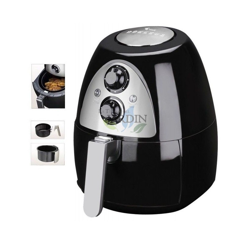  Ölfreie Fritteuse 1230W 2 Liter schwarz