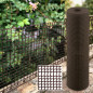 Red de Plástico para Balcones y Terrazas 1 x 25 m | Malla de Plastico marrón | Cuadros 0,50 cm | Malla Plastica Cuadrada
