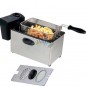 Friteuse électrique 3,5 litres 2000 W Thulos, Acier Inoxydable, Zone froide - Thermostat réglable