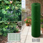 Rede Plástica para Varandas e Terraços 1 x 25 m | Tela Plástica Verde | Quadrados de 0,50 cm | Tela Plástica Quadrada
