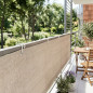 Beige balcony mesh 0.9 x 5 m, 100% concealment