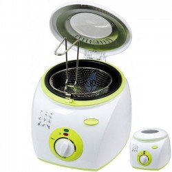 Freidora eléctrica de aceite 1300W 2 litros
