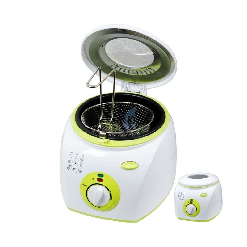 Friteuse électrique 2 litres 1300W Thulos - Thermostat réglable