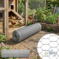 Malla de Alambre 1 x 25 m cuadros 51mm | Malla Metálica Galvanizada | Malla para Animales | Malla Acero inoxidable hexagonal