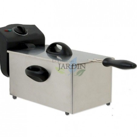 Friteuse en acier inoxydable de 1500 W et de 1,75 litre