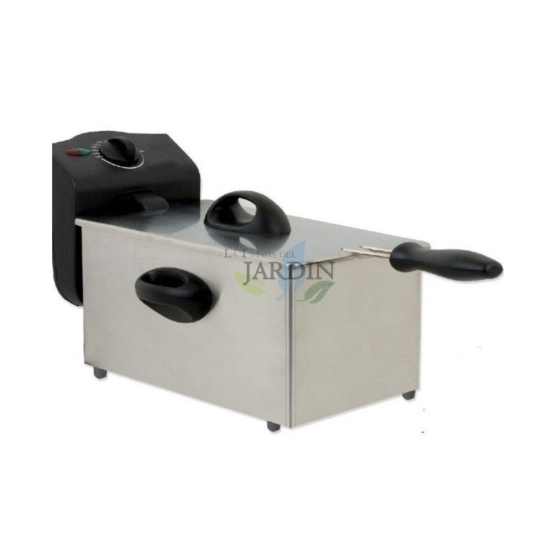 Friggitrice in acciaio inox da 1500 W e 1,75 litri