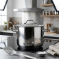 LACOR Topf mit Profi-Edelstahldeckel, Inhalt 13,5 L, Ø 32 cm