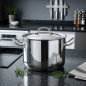 Pentola LACOR con coperchio professionale in acciaio inox, Capacità 10 L, Ø 28 cm