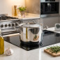 Olla Lacor con tapa profesional inoxidable | Capacidad 2,5 L | Ø 16 cm | Olla de acero inoxidable