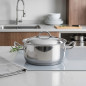 LACOR Kochtopf mit Profi-Edelstahldeckel, Fassungsvermögen 1,5 L, Ø 16 cm