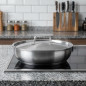  Lid for LACOR pans and cookware in stainless steel, 24 cm.