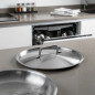  Lid for LACOR pans and cookware in stainless steel, 24 cm.