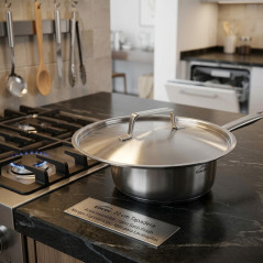  Lid for LACOR pans and cookware in stainless steel, 22 cm.