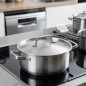 Coperchio per pentole e padelle LACOR in acciaio inox, 18 cm.